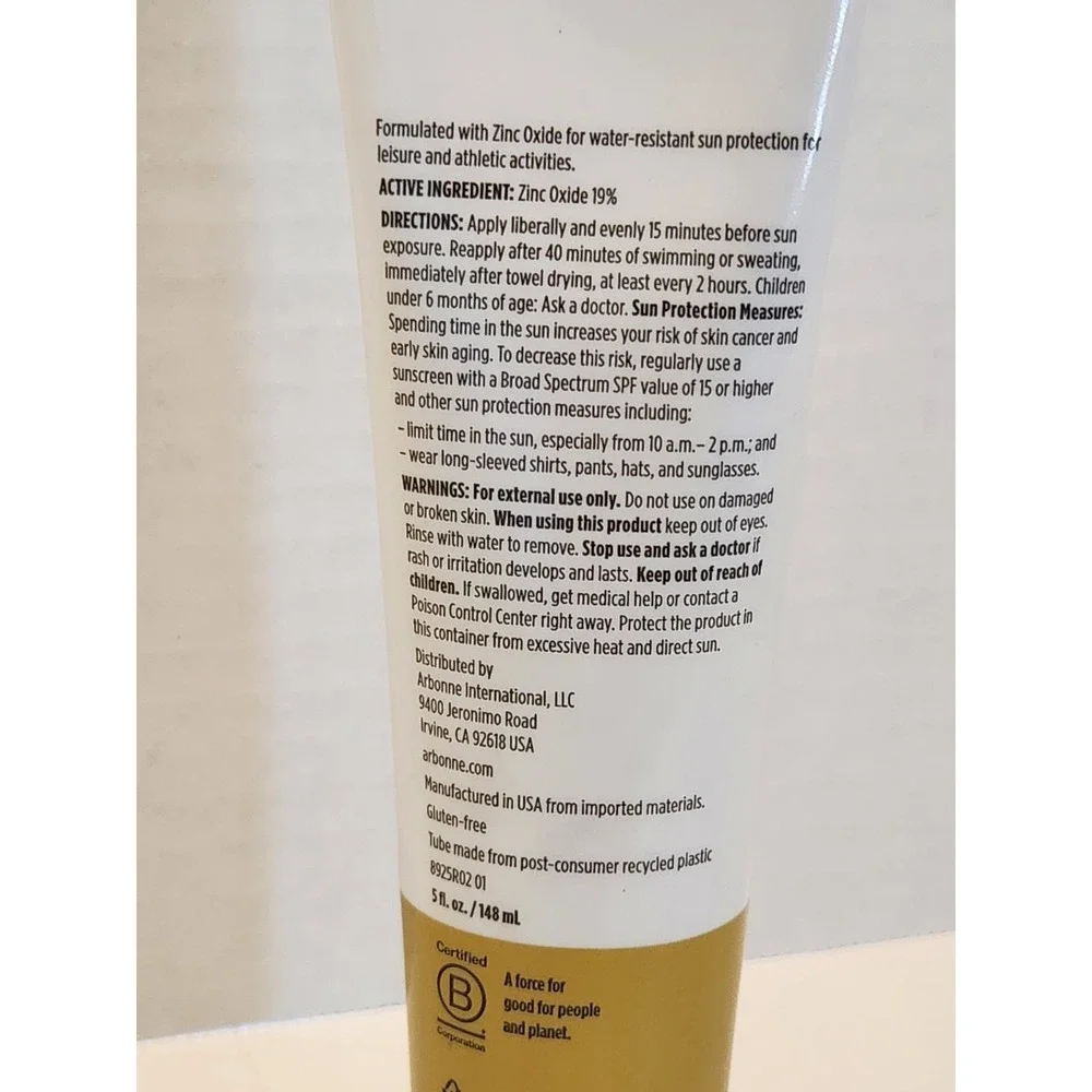 Arbonne Fun Sun‎ MINERAL SUNSCREEN LOTION SPF 30 -5 Oz Sealed No Box